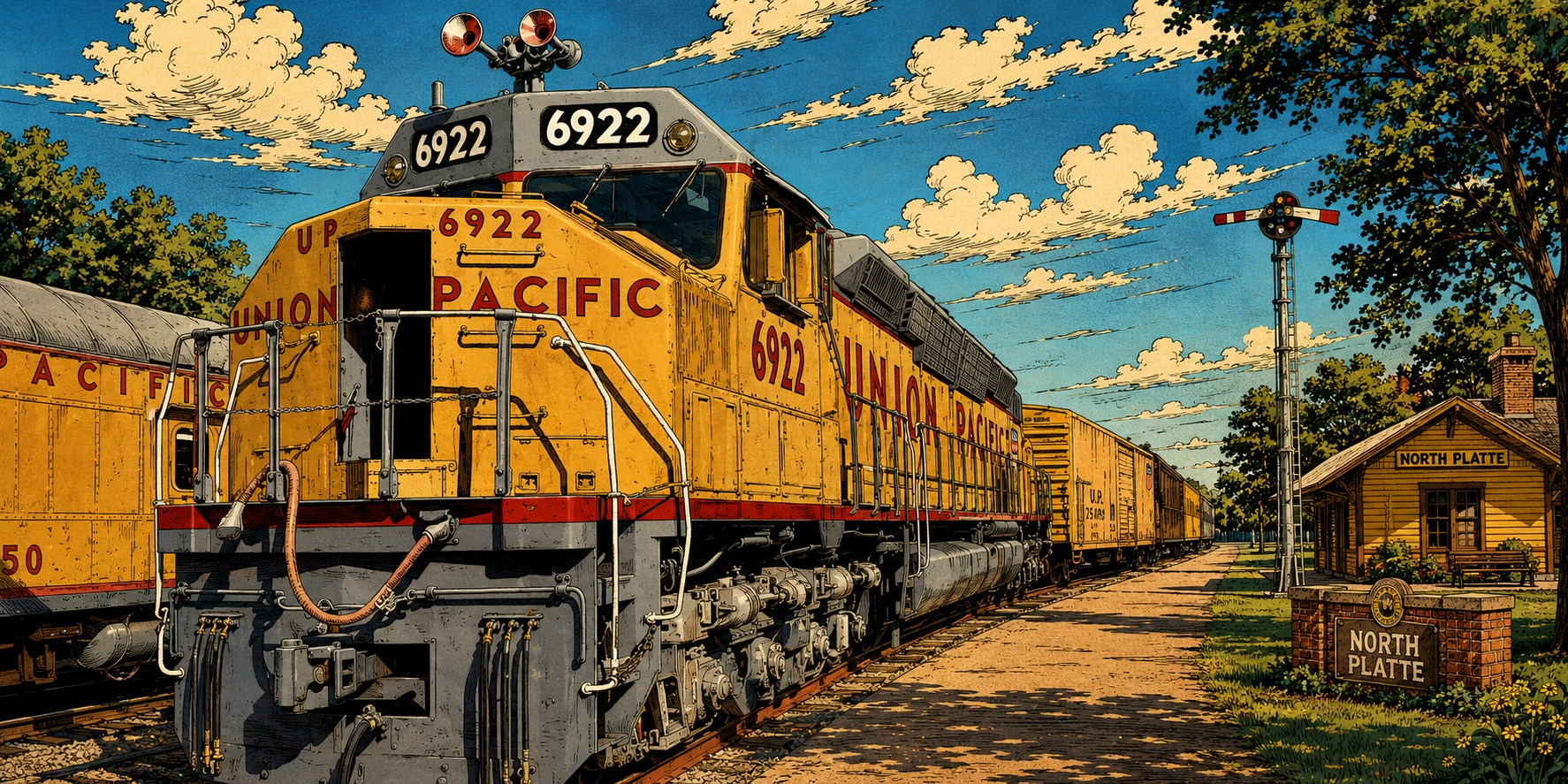 North Platte's railroad landscape